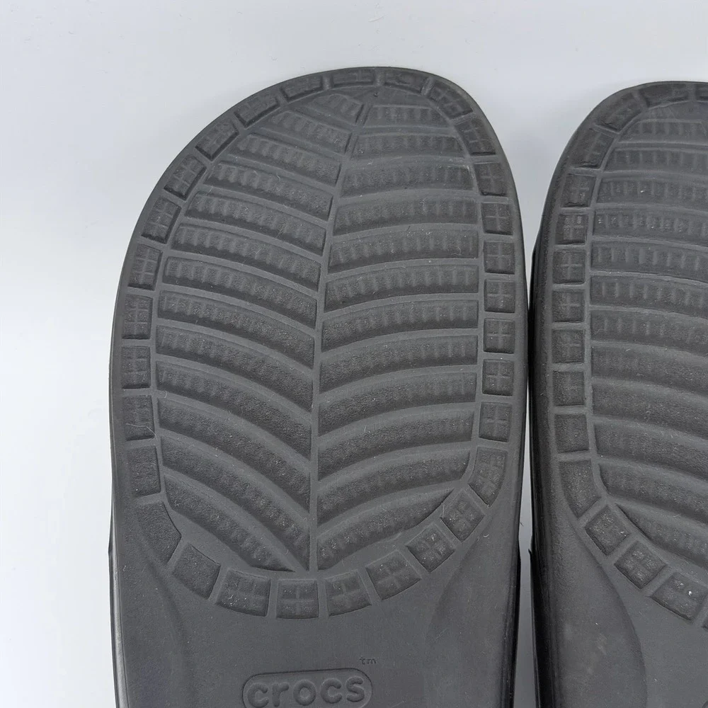 Crocs Classic Sandal Bleach Tie Dye Black Pink Men Size 11 Slides Shoes 207310